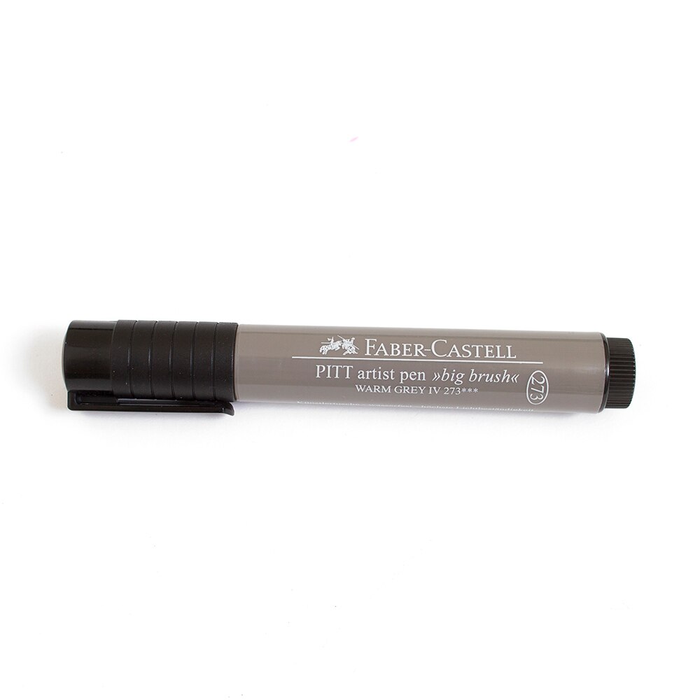 Faber Castell, Pitt, Artist, Big, Brush Pen, Warm Grey IV